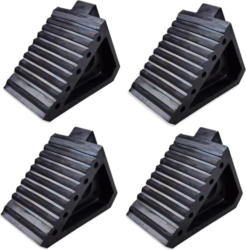 Blocca ruota gomma 4 - in,
