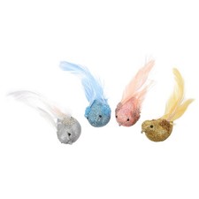  4 Pcs Uccellini Decorativi