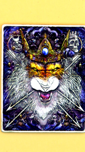 The lion mantra - lion, dark