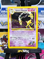 Pokemon Sabrina's Alakazam 16/132 Holo Rara | Gym Challenge Vintage | Good/Exc