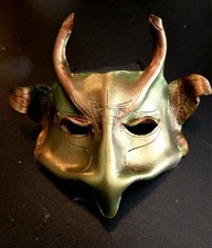 MASCHERA GOBLIN in pelle fatta