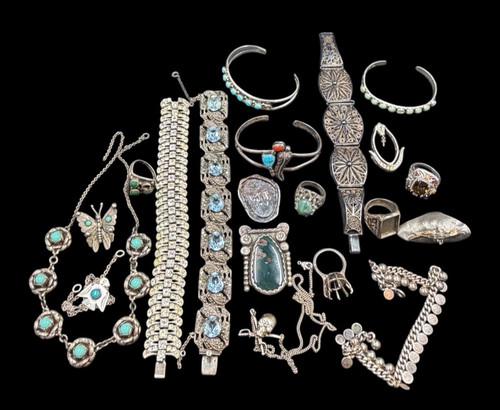 Lotto argento sterling - , da