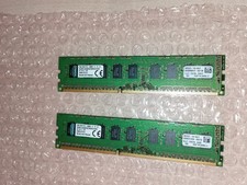 16GB 2x 8GB RAM 2Rx8 PC3-10600E 1333MHz ecc unbuffered Memory memoria kingston
