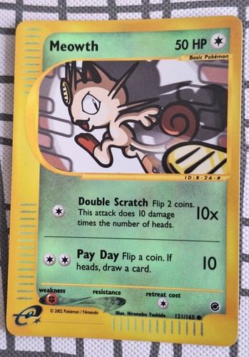 Meowth expedition reverse holo - expedition,