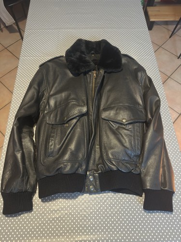 Giacca pelle uomo scott - in,