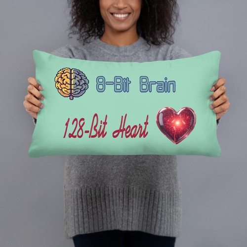 Cuscino bit brain geek - cuscino, brain"