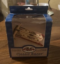 Vecchio volantino flessibile scala 1:20 1998 slitta classica racer edizione limitata ornamento 