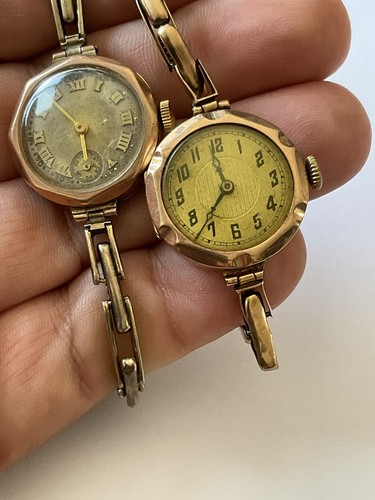Gold art deco - kt, watches