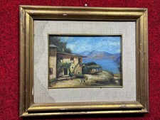 Dipinto paesaggio mare