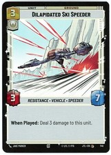 Speeder da sci delapidato -