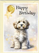 Biglietto di compleanno Doodle Maltipoo Cockapoo (4"x 6") (vuoto all'interno) di Starprint