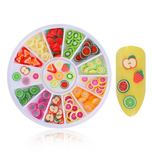 Fette frutta ruota nail - fette, art