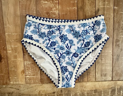 Slip bikini donna blu - , bianco