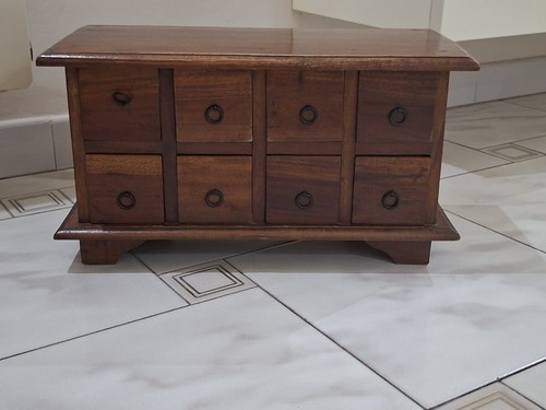 Cassettiera comò legno 8 - cassettiera/comò, in