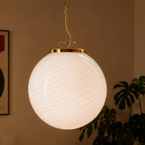 Lampadario sfera murano swirl - sfera,