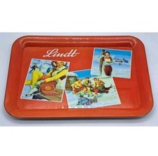 VASSOIO PUBBLICITARIO CIOCCOLATO/CHOCOLATE LINDT LINDOR-MELAMINA-TRAY BANDEJA