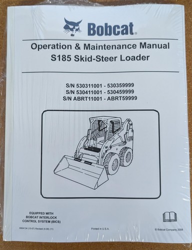 Bobcat s185 skid steer manuale - bobcat,