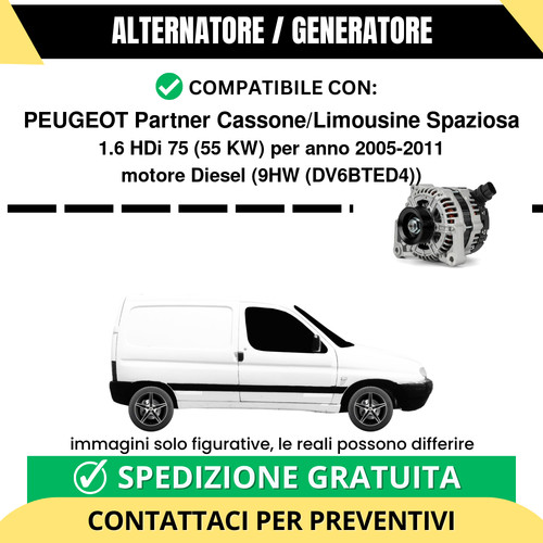 Alternatore peugeot partner - alternatore,