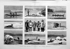 Antica vecchia stampa - , 1879