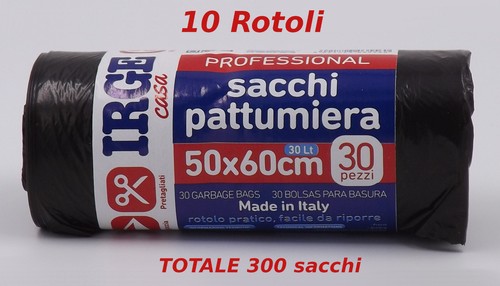 300 sacchi spazzatura