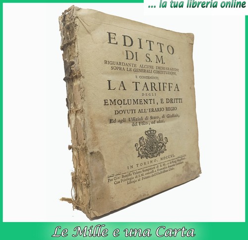 Settecentina libro antico - , di