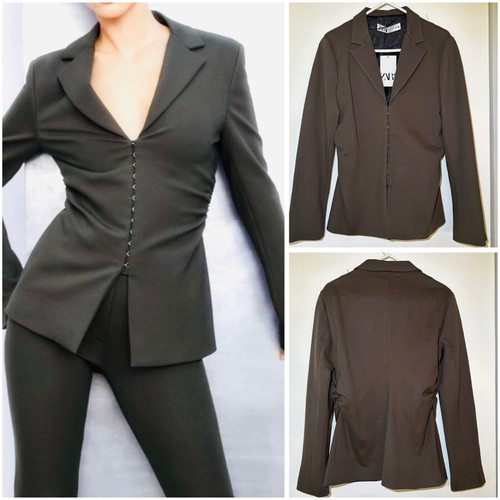 Blazer zara aderente laterale - blazer,