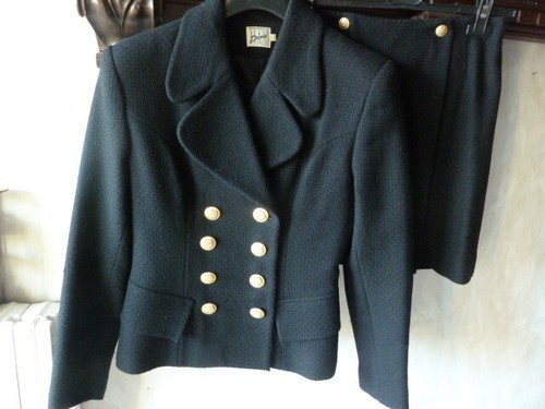 Tailleur ragazza nero gonna - tailleur,