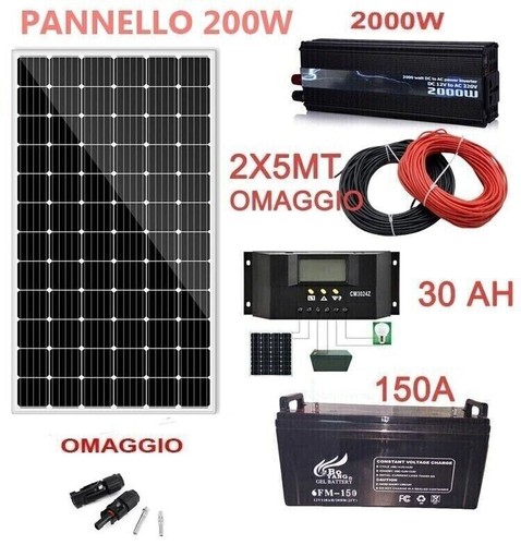 Kit fotovoltaico pwm - kit, kw