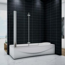 Sopravasca  Angolare 140cm Vetro Temperato Anticalcare Barra Stabilizzatrice