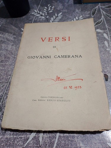 Raro versi giovanni - versi, di