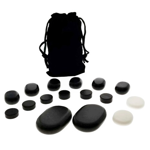 Set pietre calde basalto - 16,