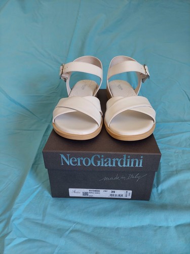 Sandali pelle bianca - sandali,