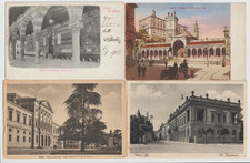 4 ANTICHE CARTOLINE DI UDINE DI SECONDA SCELTA - FORMATO PICCOLO