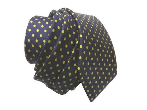 Cravatta cravattino blu pois - cravatta,