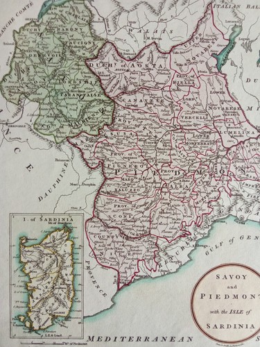 Antica carta savoia - carta, e