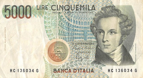 Italy 5000 lire 4 - , 4.1.1985