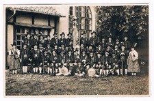 Foto cartolina, compagnia di