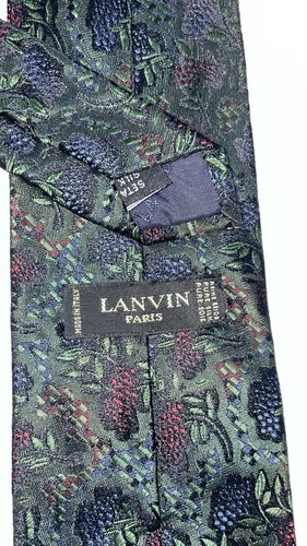 Cravatta lanvin 100 seta - cravatta,