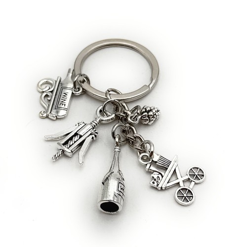 Portachiavi metallo argento - in,