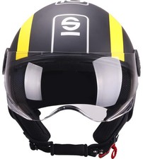 CASCO MOTO SPARCO SP601 NERO/GIALLO TG.M