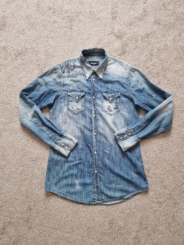 Camicia uomo dsquared - uomo, denim