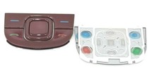 Original Nokia 3600 Slide Tastatur Keymat Menü Tastaturmatte Weinrot NEU