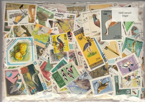 1000 francobolli diversi