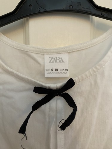 Top smanicato bianco zara - top,