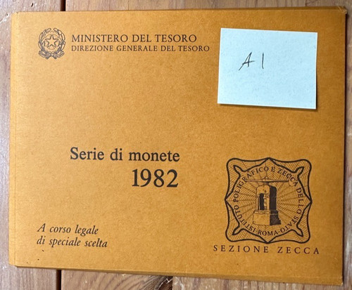 Italia 1982 serie - 1982, divisionale