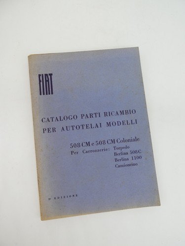 Fiat catalogo 1940 originale - catalogo,