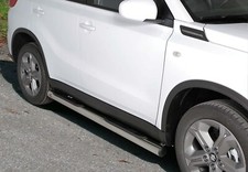 Pedane laterali inox lucido