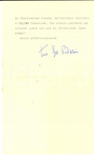 1958 UNIVERSITA' DI GENOVA Lettera Geo PISTARINO per concorso - AUTOGRAFO