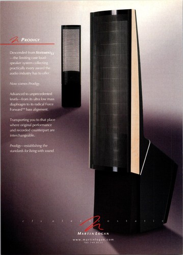 2000 martin logan prodigy - 2000,
