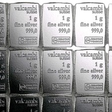 20 X 1 GRAMMO .999 LINGOTTI